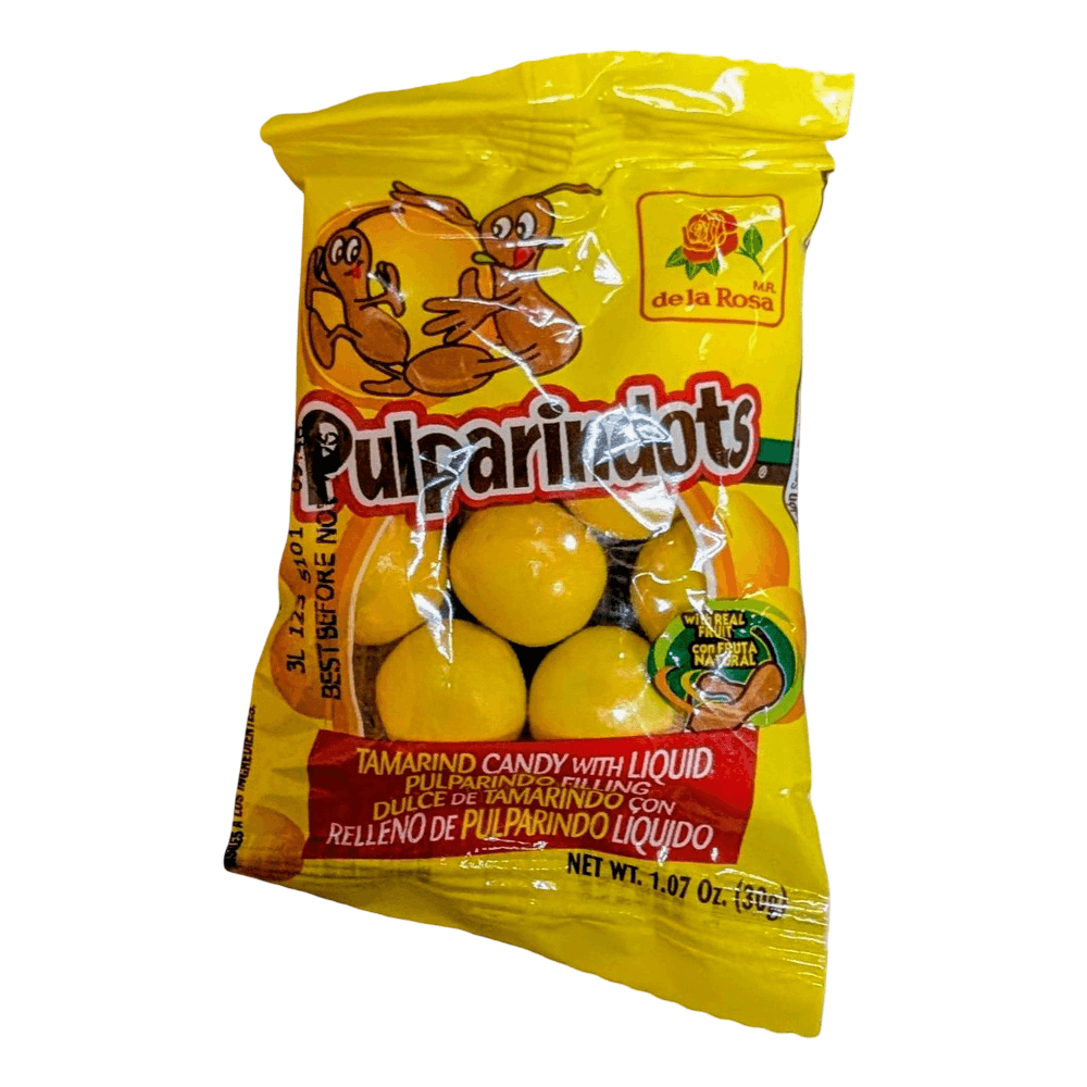 Pulparindot Individual 10pcs 30gr Mexican tamarind candy with sweet spicy chili flavour